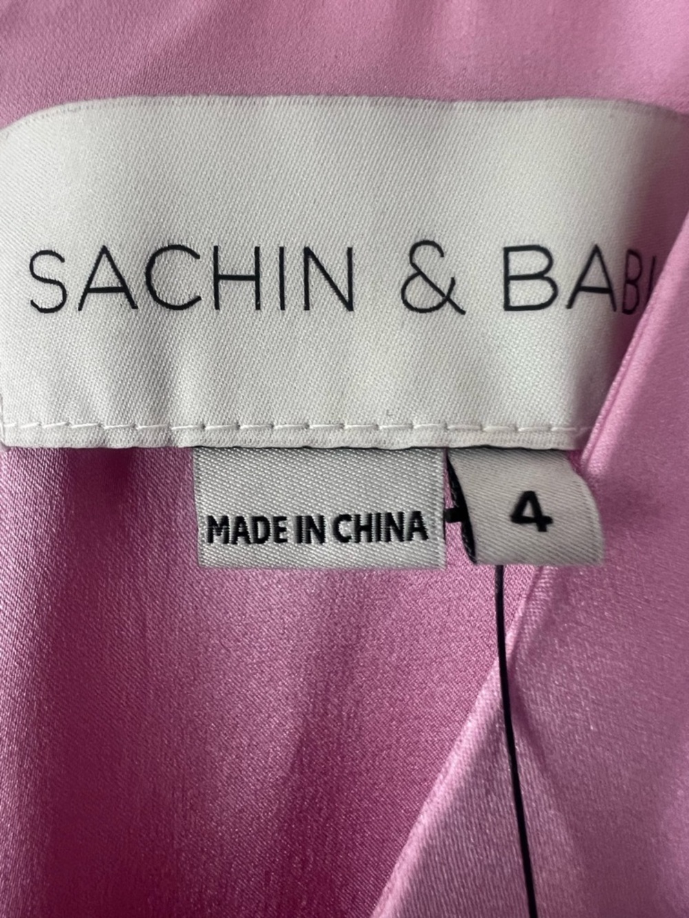 Sachin & Babi Zoe Gown Rose/Cherry Red Size 4 NWT - Picture 5 of 12